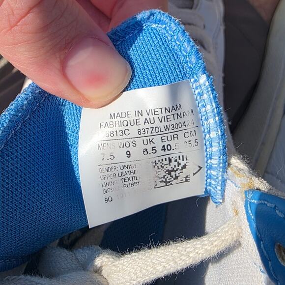 Converse Pro Leather Hi "White Coast Blue (UNC)" - Picture 7 of 7